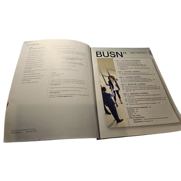 Busn 11 Intro To Business Kelly Williams Student Edition MindTap Cengage 2019 PB - Picture 5 of 9